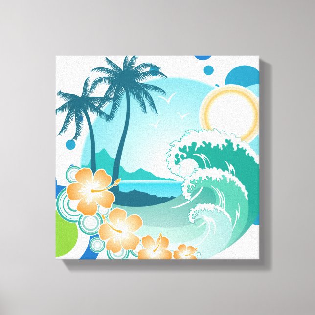 Canvas Surf da ilha (Frente)