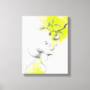 Canvas surreais da arte do pecado original