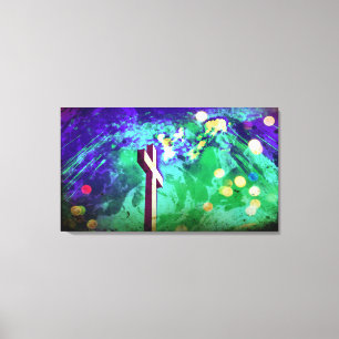 Canvas transversais da faísca da Terra Santa