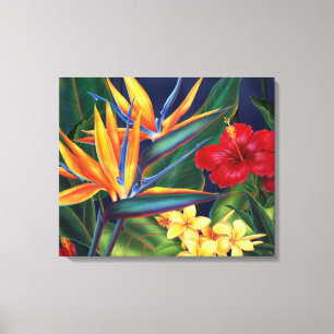Canvas tropicais do Hawaiian do paraíso