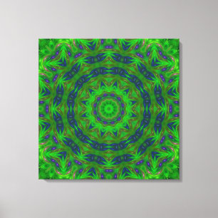 Canvas verde Abstrato