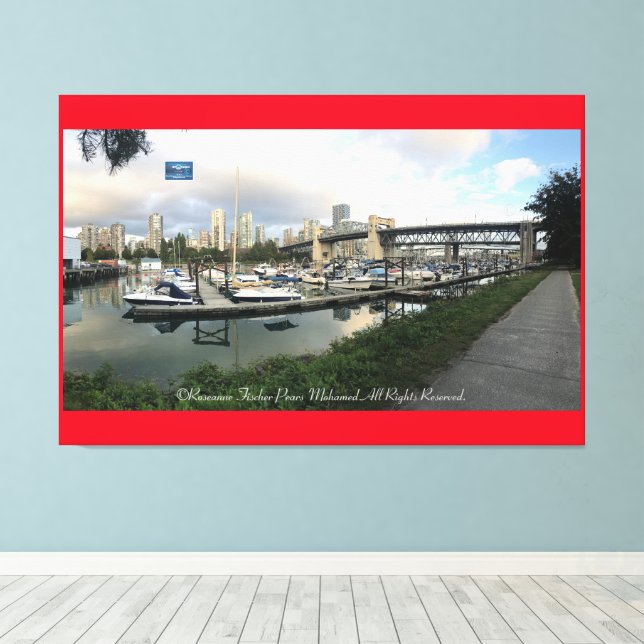 Canvas Vermelho (WaterFront52)RFPMDs ©️ 2019/24 (Insitu(piso de madeira))