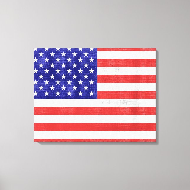 Canvas Vintage Flag Estados Unidos (Frente)