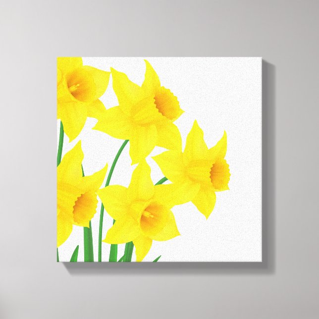 Canvas Wall Art Daffodils (Frente)