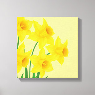 Canvas Wall Art Daffodils
