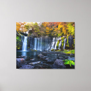 Canvas Wall Art Waterfall Japão