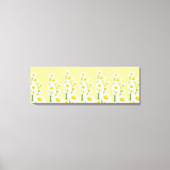 Canvas Wall Art-White Daisies (Frente)