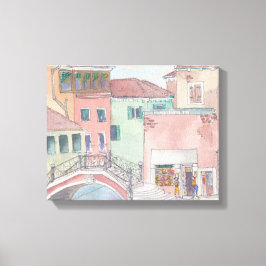Canvas "Watercolor Sketch/Veneice Itália