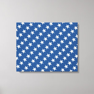 Canvas White Stars