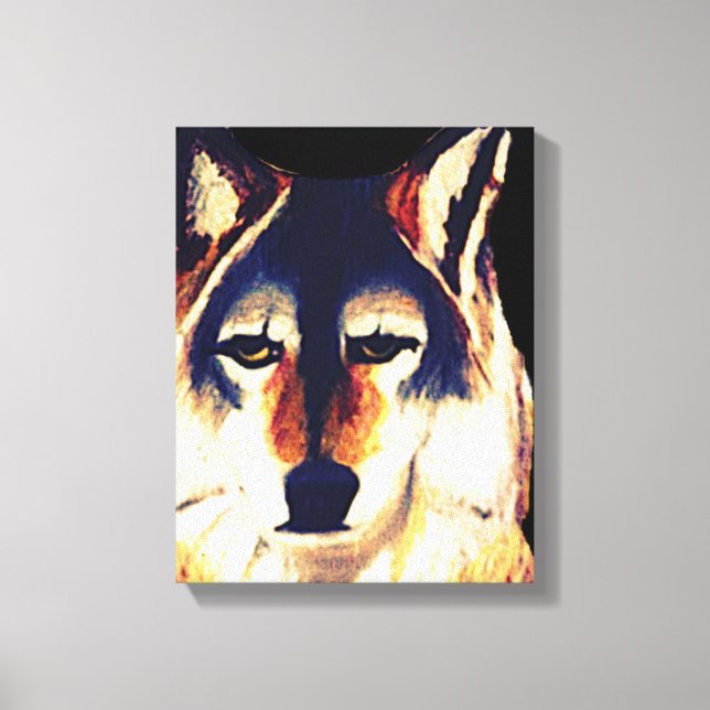 CANVAS WOLF VERMELHA (Frente)