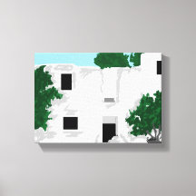 Canvas Wrap /Paleokastro - Grécia de mosteiro