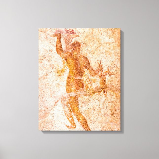 Canvas Wrap - Roman Fresco, Ancian Pompeii, Itália (Frente)