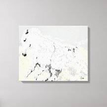 Canvas Wrap White Stallion in Motion