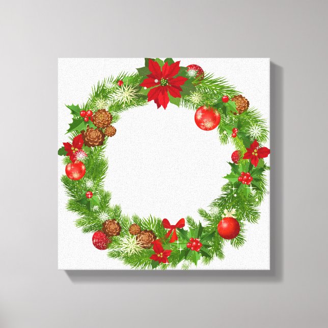 Canvas Wreath Natal (Frente)