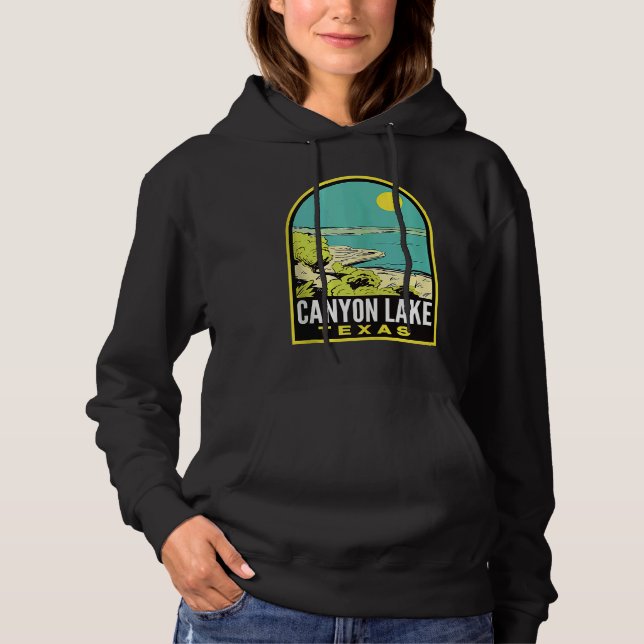 Canyon Lake Texas Vintage Travel Tank Top (Frente)