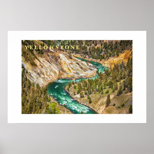 Canyon poster Yellowstone (Frente)