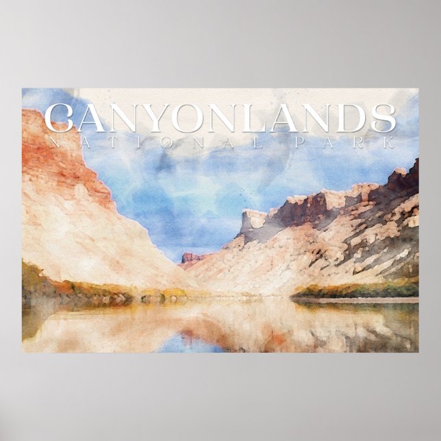 Canyonlands National Park Poster, Utah Impressão (Frente)