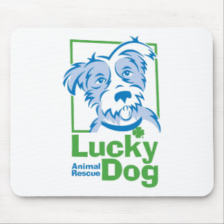 Cão afortunado Mousepad