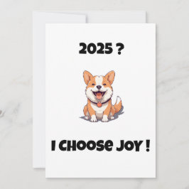 Cão alegre 2025? ESCOLHO O Cartão de Joy
