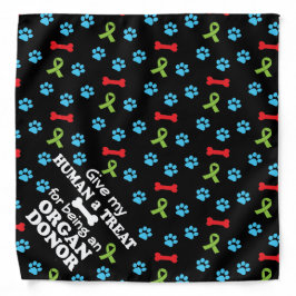 Cão Bandana para a Consciência da Doação de Órgãos