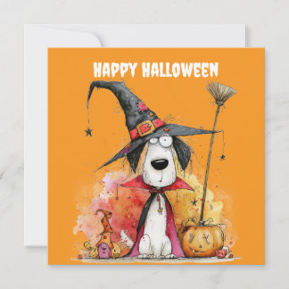 Cão caprichoso de Halloween