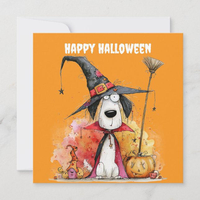 Cão caprichoso de Halloween (Frente)