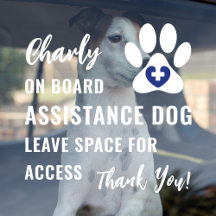 Cão de Assistência no Logotipo Médico Azul de Pet 