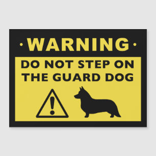 Cão de Guarda Cômico Cardigan Welsh Corgi Alerta