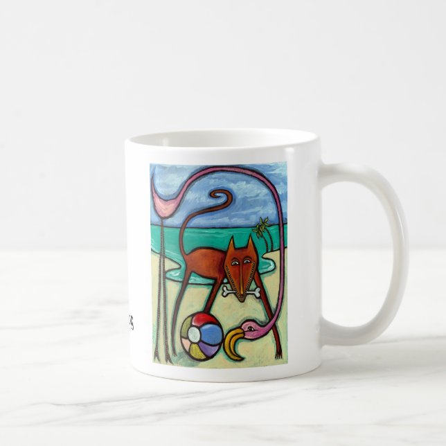 Cão de jarda: Caneca de café (Direita)