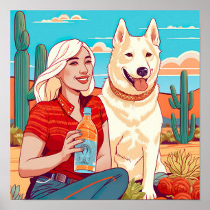 Cão de Salvamento do Deserto, Tequila e Impressão
