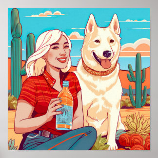 Cão de Salvamento do Deserto, Tequila e Impressão