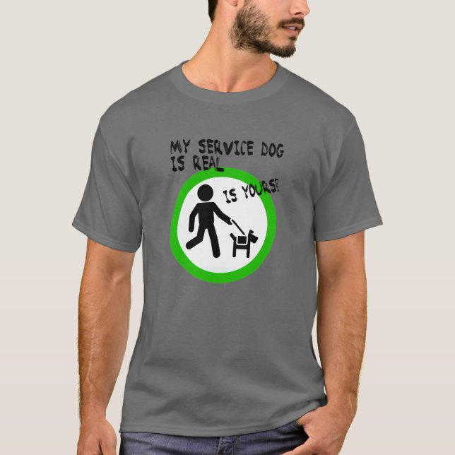 Cão de serviço ADA T-Shirt (Frente)