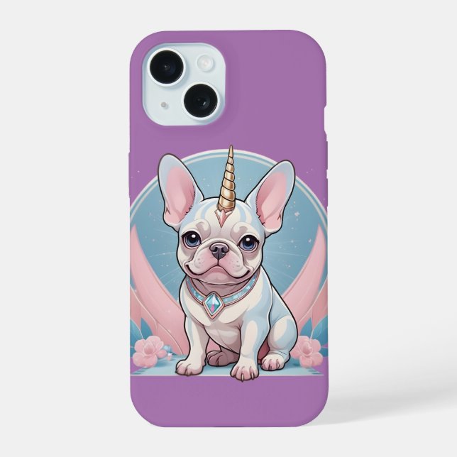 Cão-Grande Francês Cachorro Unicórnio Pink (Verso)