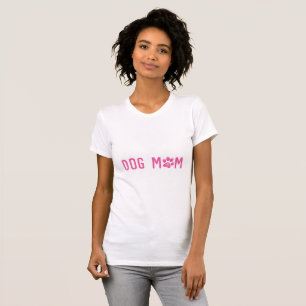 Cão Mãe Típica Rosa T-Shirt