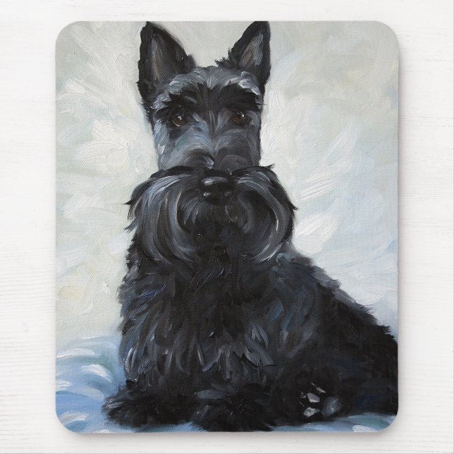 Cão Mousepad de Terrier do Scottish do Scottie (Frente)