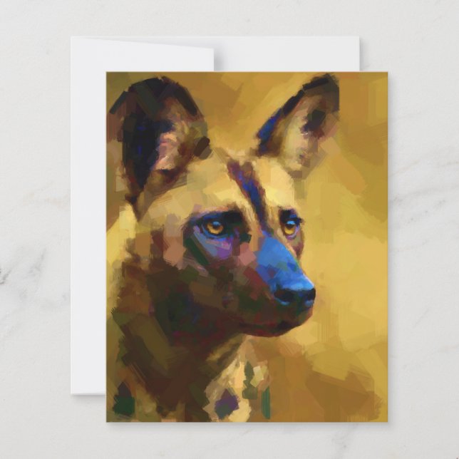 Cão Pintado Africano (Frente)
