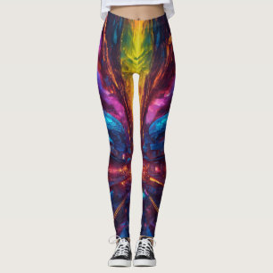 "Caos 60: Documento de Wallpaper de Leggings AMOLE