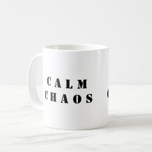 Caos Calmo - Caneca de Café Paradoxo