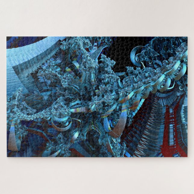 caos na quebra-cabeça do espaço (Horizontal)