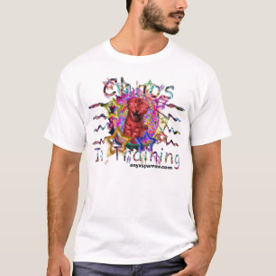 "Caos o t-shirt oficial no treinamento"