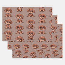 Cãozinho castanho-branco