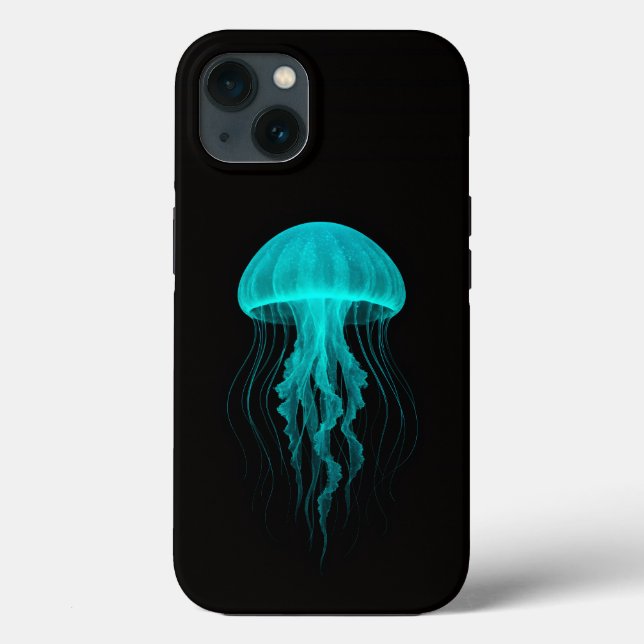 Capa Black 4 Luxe para iPhone 13, Água-viva Aqua G (Verso)