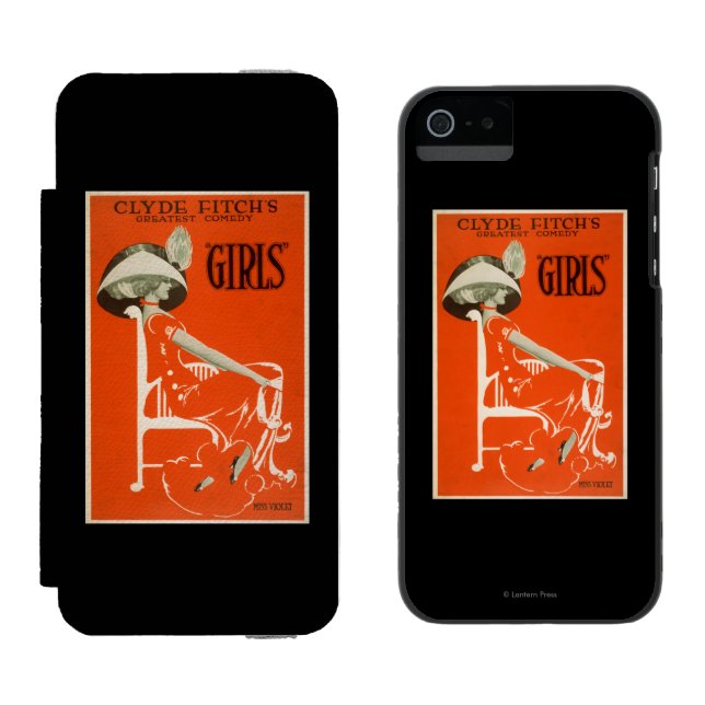 Capa Carteira Para iPhone, Incipio A grande comédia de Clyde Fitch, teatro 2 das (Lado a lado)