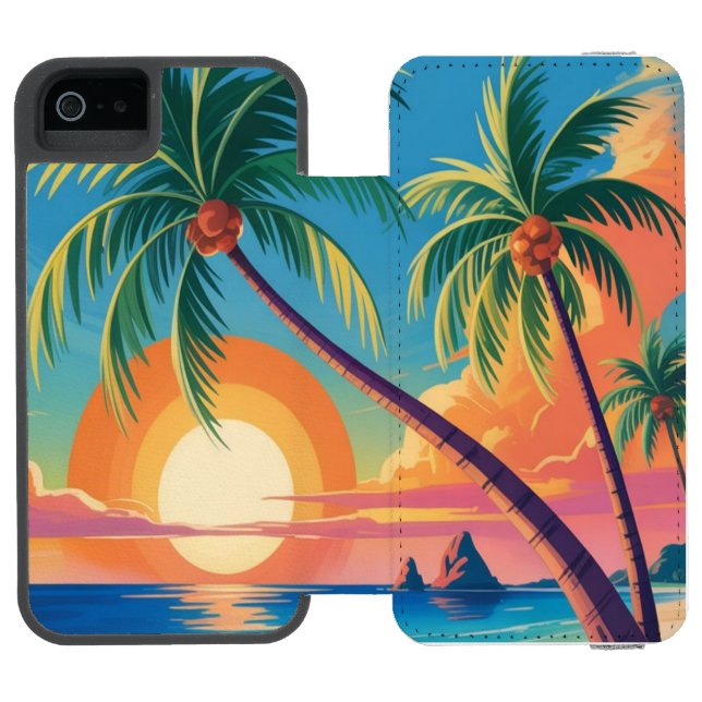 Capa Carteira Para iPhone, Incipio Ambiente Estival (Fólio aberto)