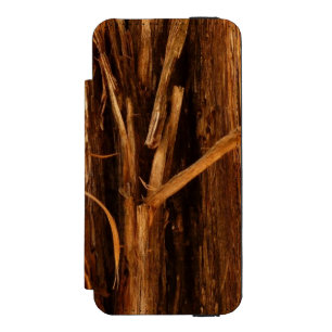 Capa Carteira Incipio Watson™ Para iPhone 5 Aparência de Casca de Madeira Texturizada de Cedro
