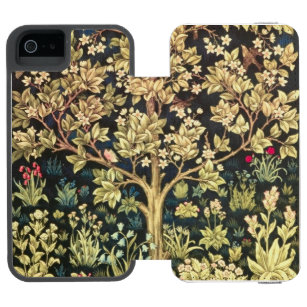 Capa Carteira Incipio Watson™ Para iPhone 5 Árvore de William Morris da arte floral do vintage