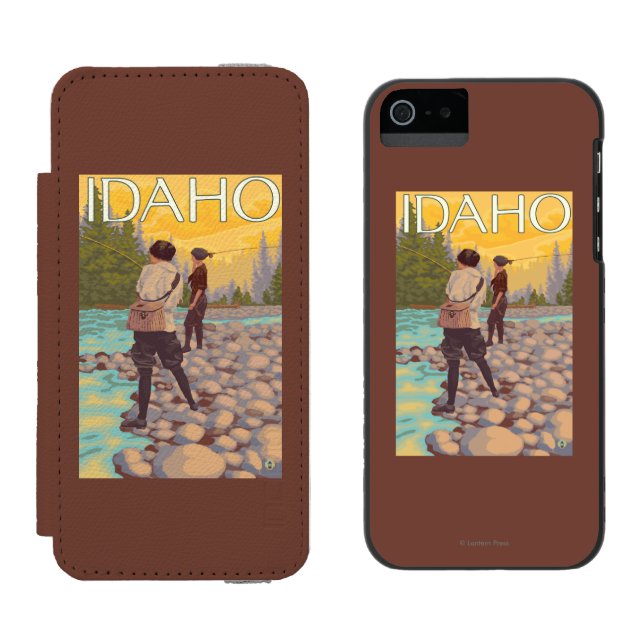 Capa Carteira Para iPhone, Incipio As mulheres voam o poster de viagens de (Lado a lado)
