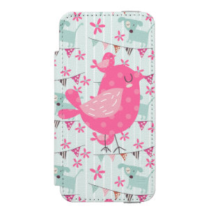 Capa Carteira Incipio Watson™ Para iPhone 5 Aves, Cães, Bandeiras, Flores