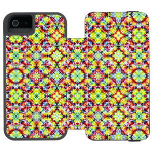 Capa Carteira Incipio Watson™ Para iPhone 5 Azulejos do Mediterrâneo, Azulejos de Tinta Álcool