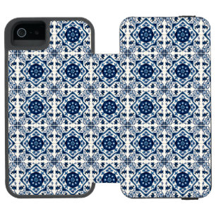 Capa Carteira Incipio Watson™ Para iPhone 5 Azulejos do Mediterrâneo, Portugal, Azulejo, Majol